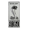 Shelby GT350 Embossed Shaped Metal Wall Sign - 8.25" x 18.4"